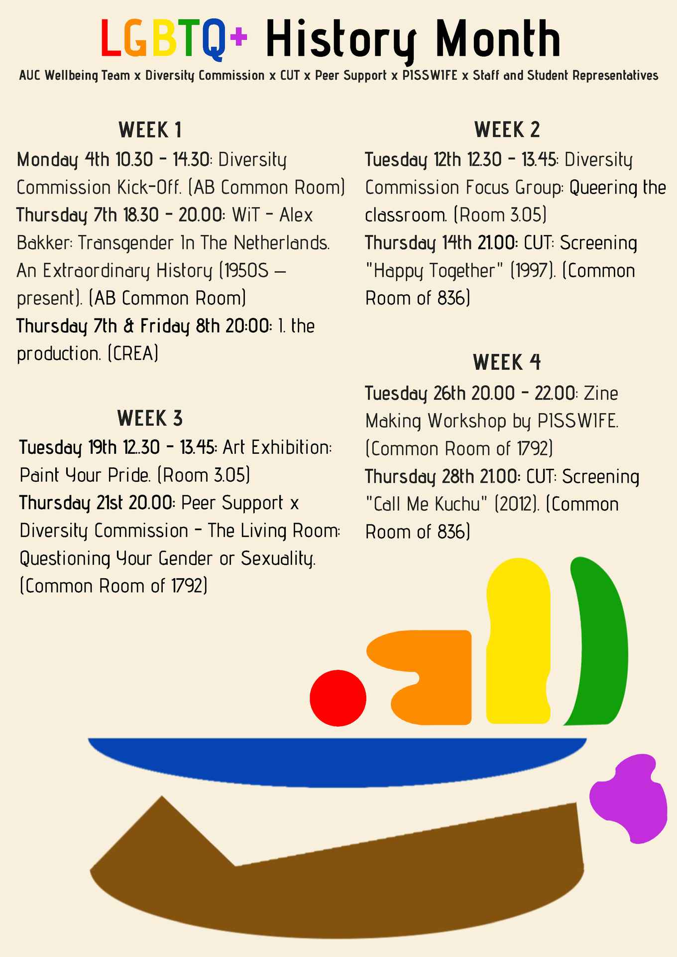 LGBTQ History February 2019, Amsterdam university college
