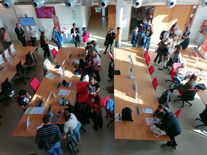 AUC Open Day in progress