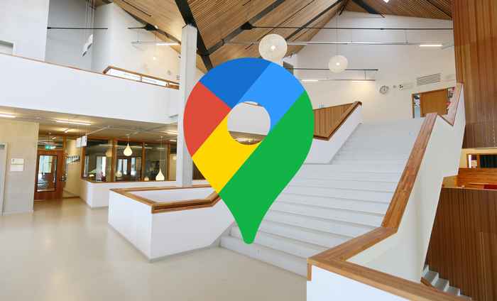 Google pin indicating the start of a virtual tour