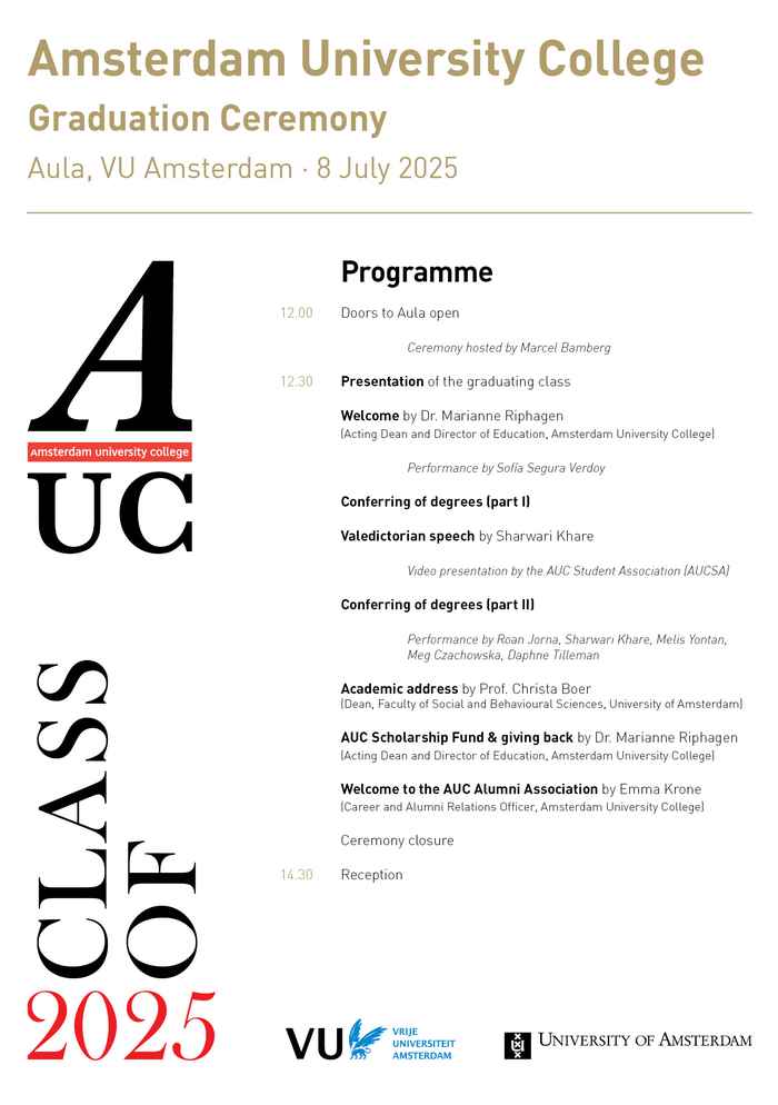 AUC graduation programme for 2025