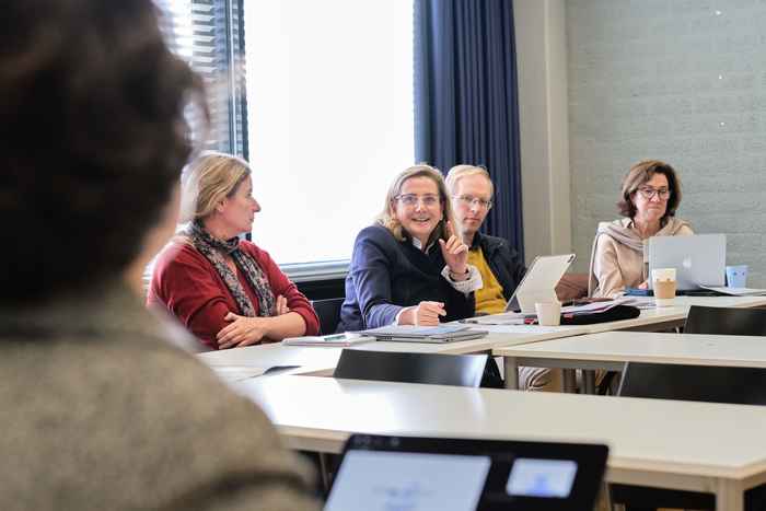 Photo of participant asking a question