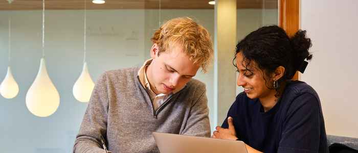 AUC teacher inside a classroom